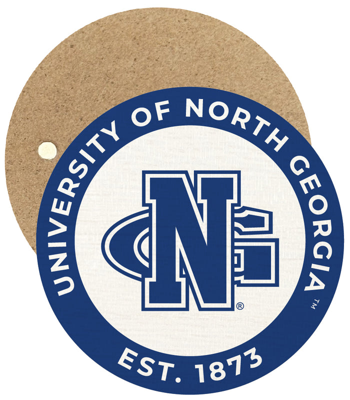 North Georgia Nighhawks Round Wooden 2.5" Fridge Magnet Officially Licensed Collegiate Product Single