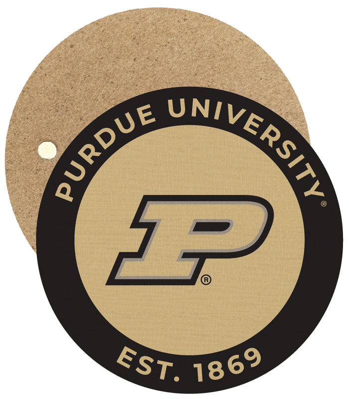 Purdue Boilermakers Round Wooden 2.5" Fridge Magnet Officially Licensed Collegiate Product Single