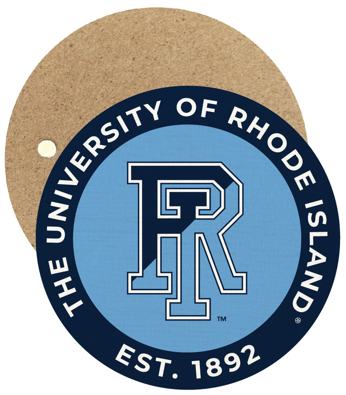 Rhode Island University Round Wooden 2.5" Fridge Magnet Officially Licensed Collegiate Product Single