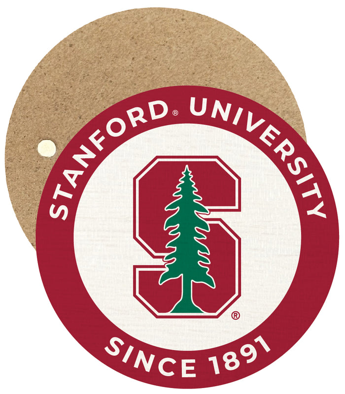 Stanford University Round Wooden 2.5" Fridge Magnet Officially Licensed Collegiate Product 2-Pack