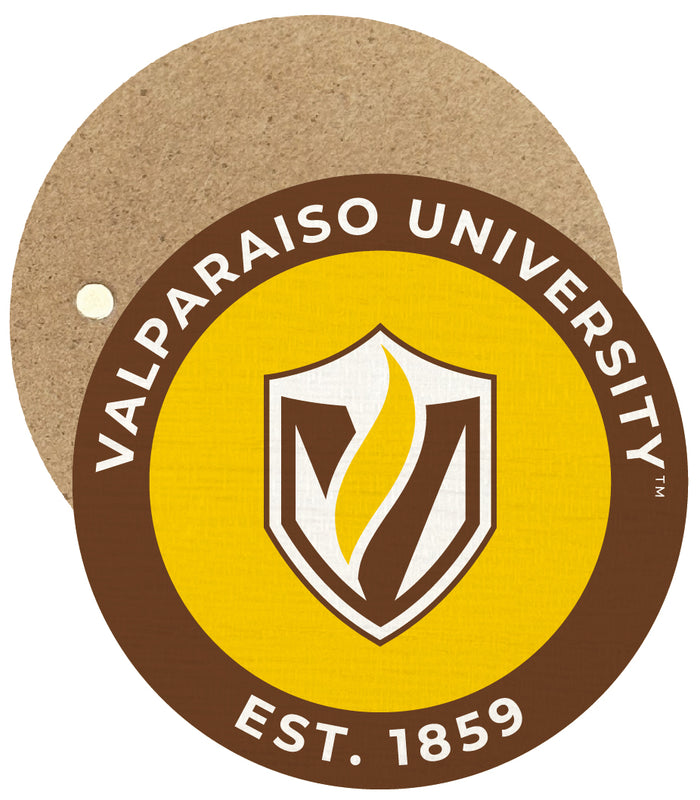 Valparaiso University Round Wooden 2.5" Fridge Magnet Officially Licensed Collegiate Product Single