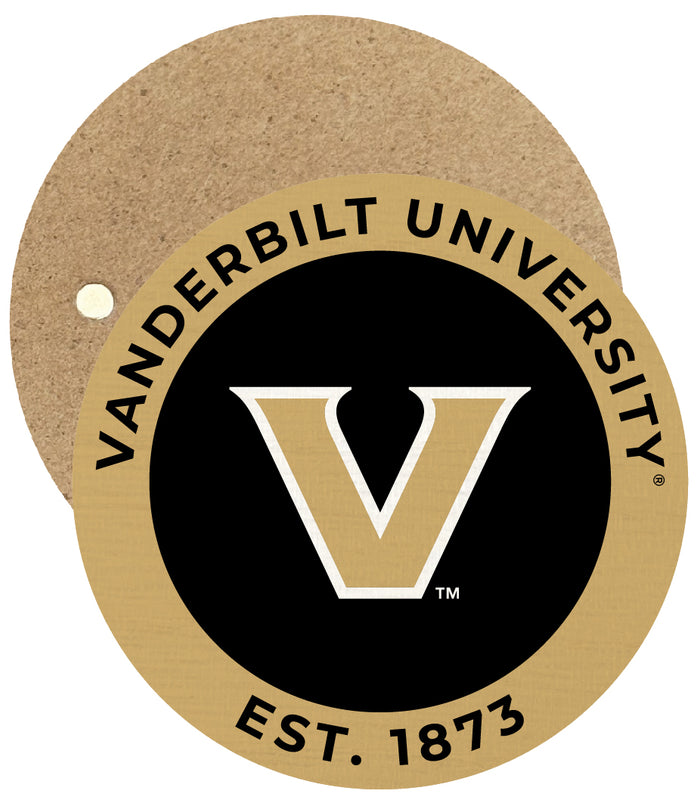 Vanderbilt University Round Wooden 2.5" Fridge Magnet Officially Licensed Collegiate Product Single
