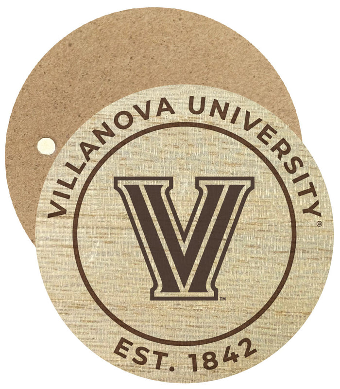 Villanova Wildcats Engraved Round Wooden 2.5" Fridge Magnet Officially Licensed Collegiate Product
