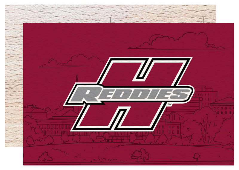 Henderson State Reddies Officially Licensed 4x6" Wooden Postcard with Full Color Design