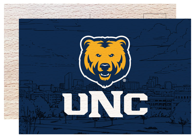Northern Colorado Bears Officially Licensed 4x6" Wooden Postcard with Full Color Design