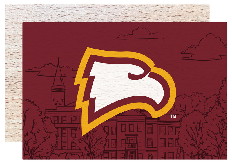 Winthrop University Officially Licensed 4x6" Wooden Postcard with Full Color Design
