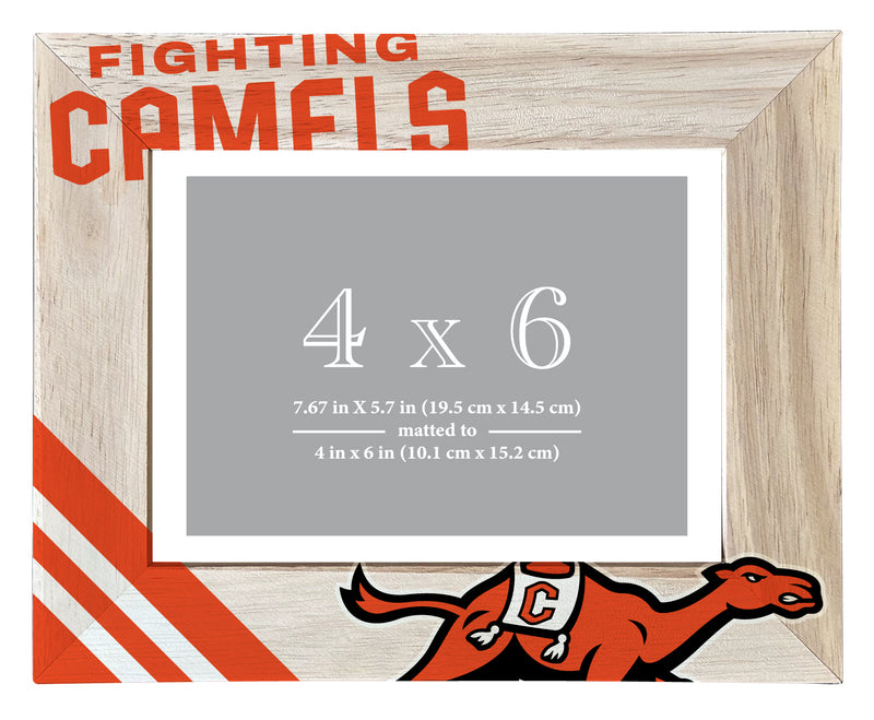 Campbell University Fighting Camels Officially Licensed College Printed Wooden Photo Frame 4x6 – Horizontal Display