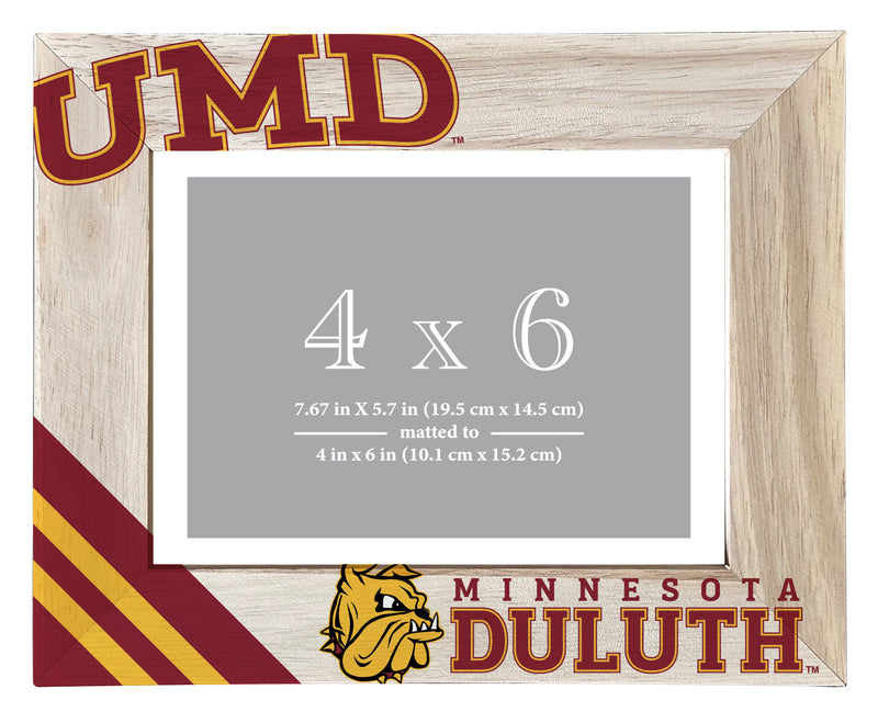 Minnesota Duluth Bulldogs Officially Licensed College Printed Wooden Photo Frame 4x6 – Horizontal Display