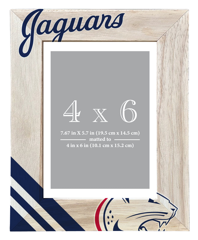 University of South Alabama Officially Licensed College Printed Wooden Photo Frame 4x6 – Vertical Display