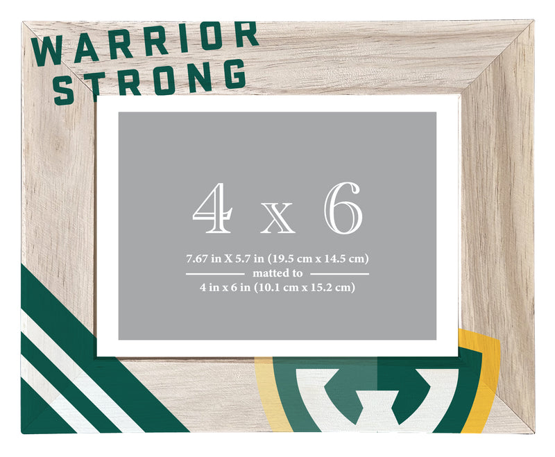 Wayne State Officially Licensed College Printed Wooden Photo Frame 4x6 – Horizontal Display