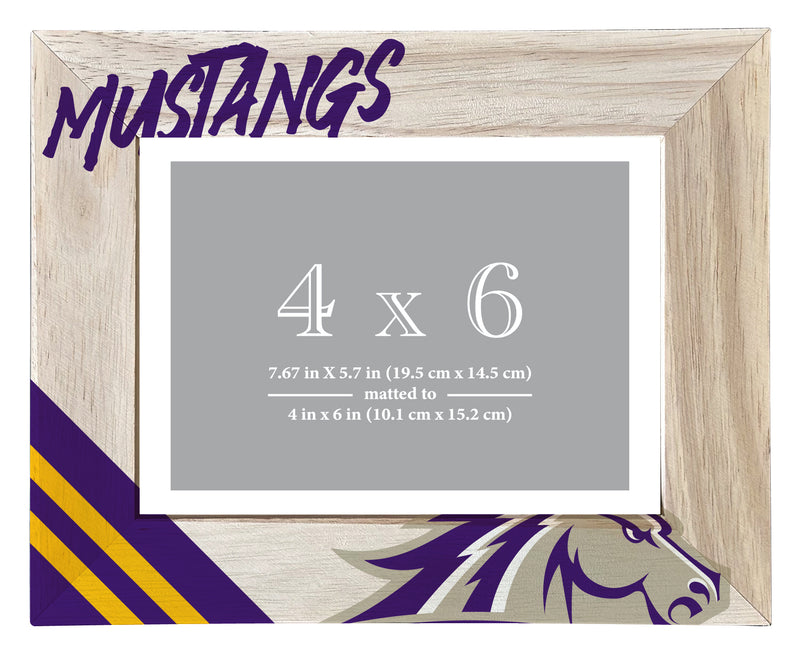 Western New Mexico University Officially Licensed College Printed Wooden Photo Frame 4x6 – Horizontal or Vertical Display