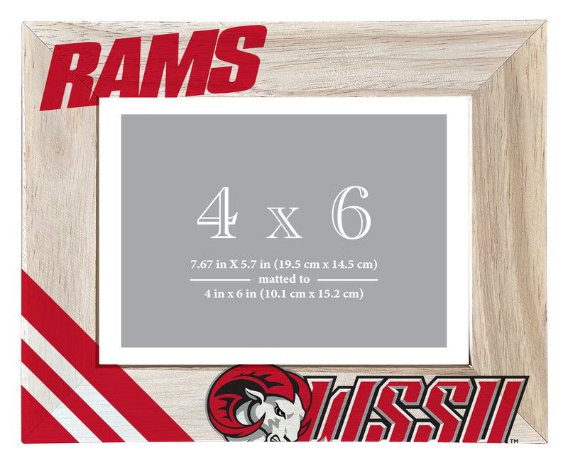 Winston-Salem State Officially Licensed College Printed Wooden Photo Frame 4x6 – Horizontal Display
