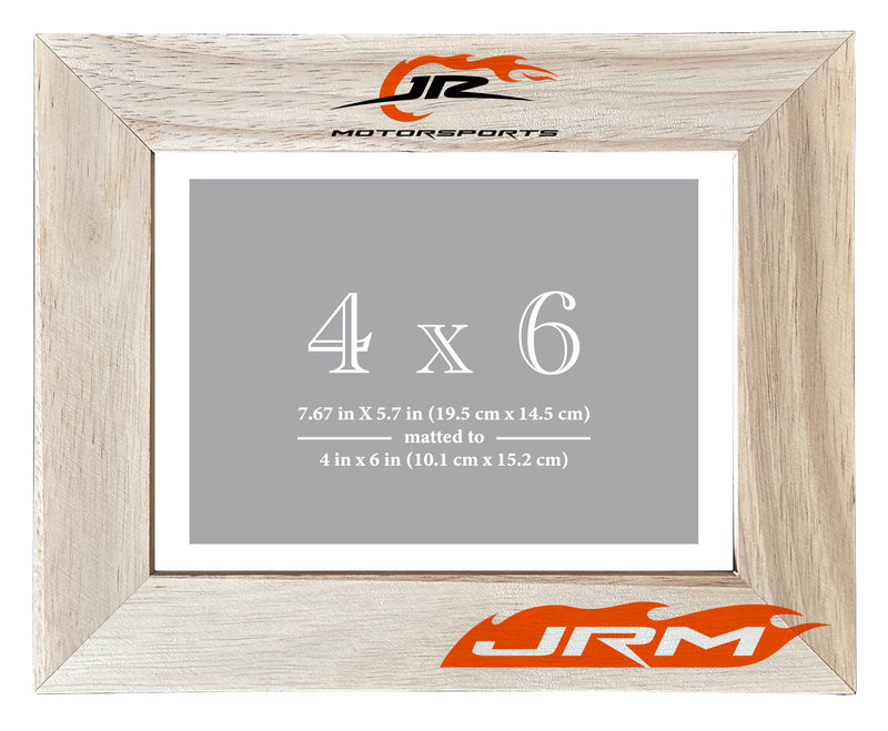 JR Motorsports NASCAR Officially Licensed Wooden Photo Frame – 4" x 6" Matted