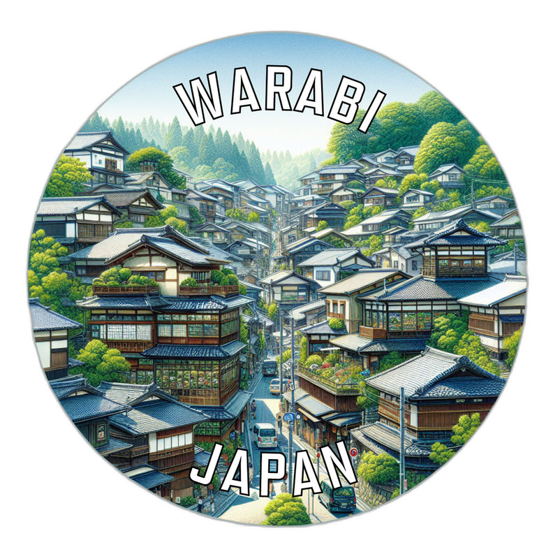 Warabi Japan Souvenir Die Cut Flat Magnet 6-Inch