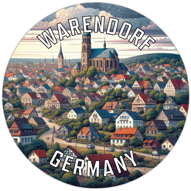 Warendorf Germany Souvenir Vinyl Decal Sticker 2-Inch