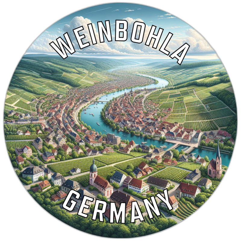 Weinbohla Germany Souvenir Vinyl Decal Sticker 2-Inch