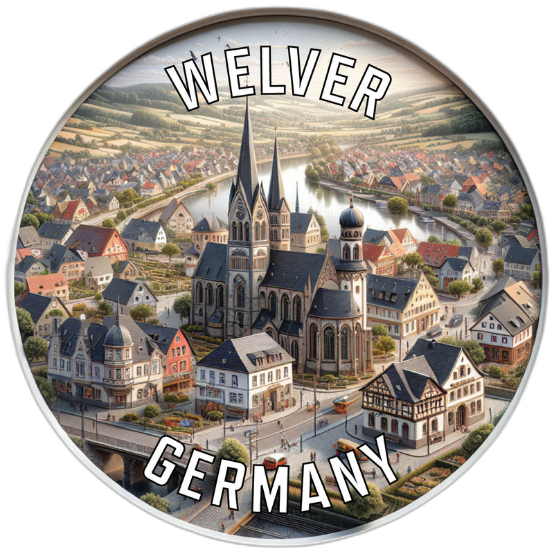 Welver Germany Souvenir Vinyl Decal Sticker 2-Inch