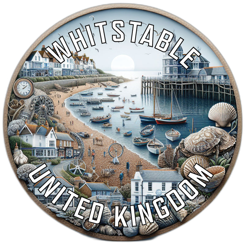 Whitstable United Kingdom Souvenir Vinyl Decal Sticker 2-Inch