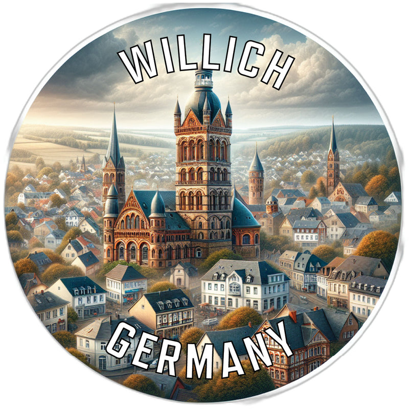 Willich Germany Souvenir Vinyl Decal Sticker 2-Inch