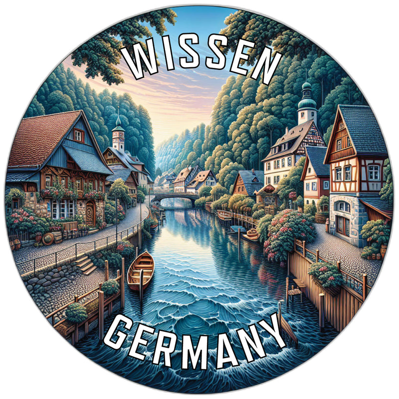 Wissen Germany Souvenir Vinyl Decal Sticker 6-Inch