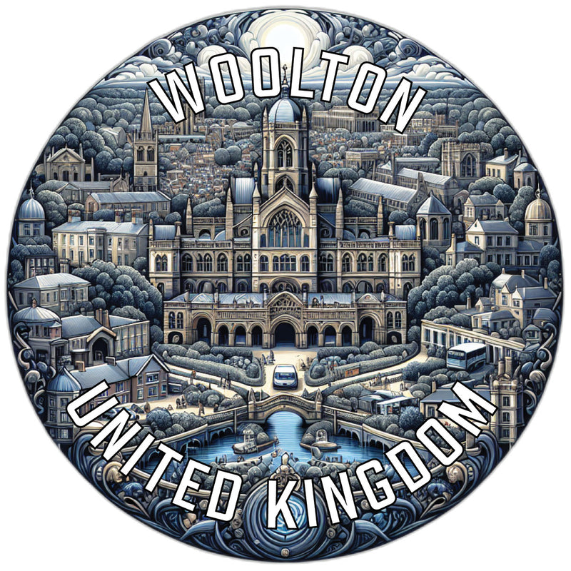 Woolton United Kingdom Souvenir Vinyl Decal Sticker 2-Inch