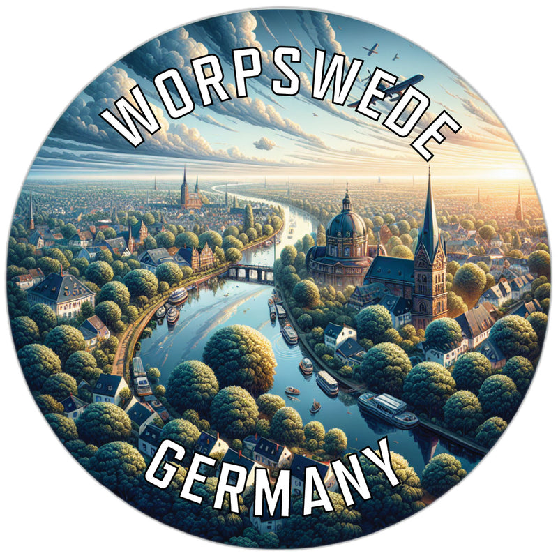 Worpswede Germany Souvenir Vinyl Decal Sticker 6-Inch