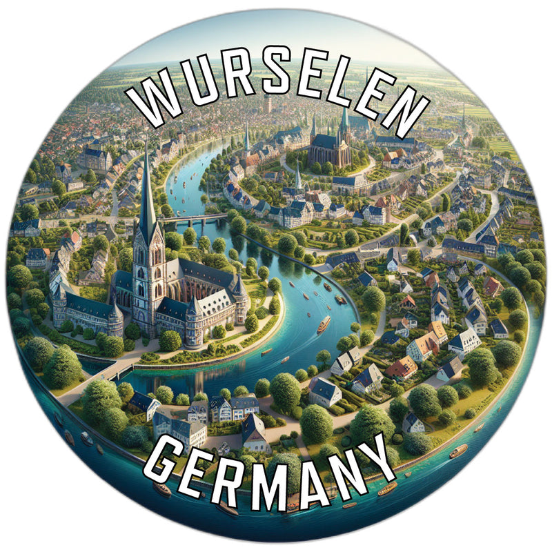 Wurselen Germany Souvenir Vinyl Decal Sticker 2-Inch