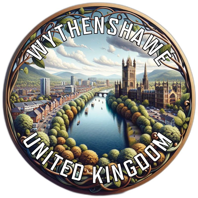 Wythenshawe United Kingdom Souvenir Die Cut Flat Magnet 2-Inch