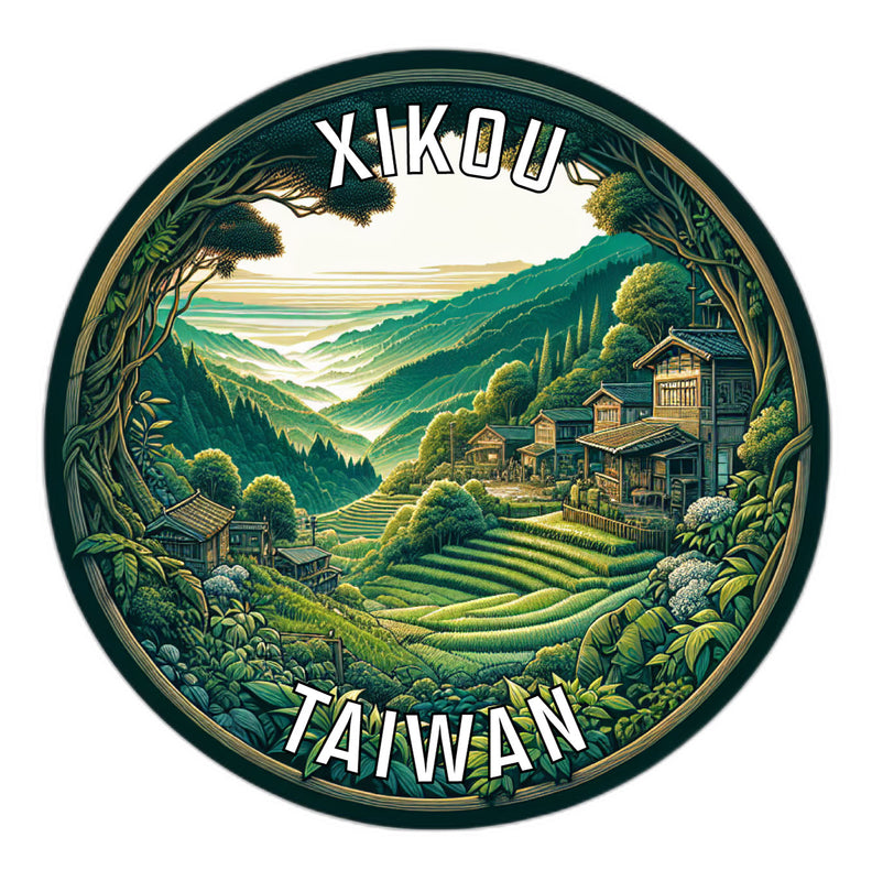 Xikou Taiwan Souvenir Die Cut Flat Magnet 2-Inch