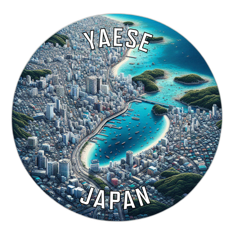 Yaese Japan Souvenir Die Cut Flat Magnet 2-Inch