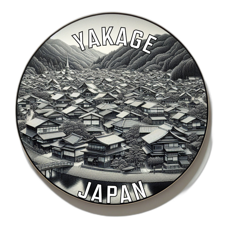 Yakage Japan Souvenir Die Cut Flat Magnet 2-Inch