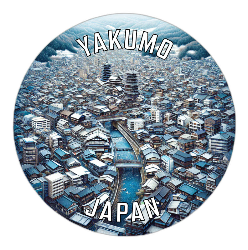 Yakumo Japan Souvenir Die Cut Flat Magnet 2-Inch
