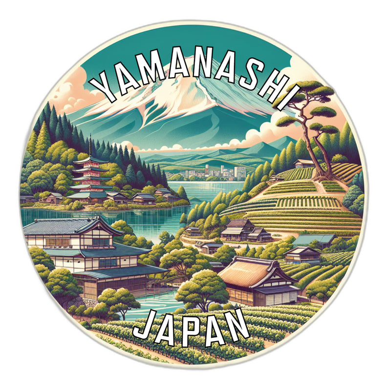 Yamanashi Japan Souvenir Die Cut Flat Magnet 2-Inch
