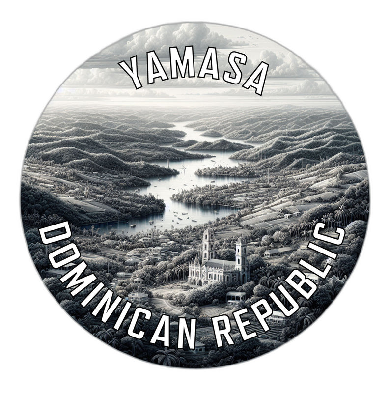 Yamasa Dominican Republic Souvenir Vinyl Decal Sticker 6-Inch