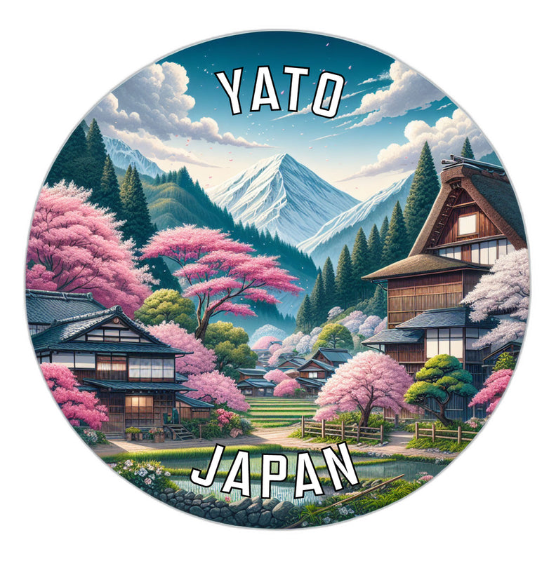 Yato Japan Souvenir Die Cut Flat Magnet 6-Inch
