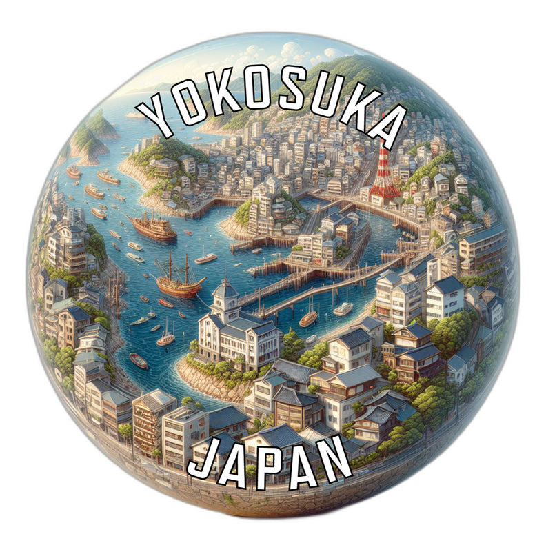 Yokosuka Japan Souvenir Vinyl Decal Sticker 6-Inch