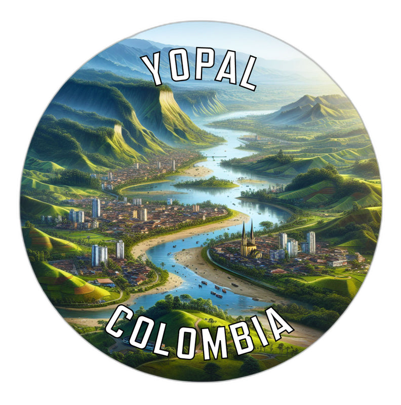 Yopal Colombia Souvenir Die Cut Flat Magnet 2-Inch