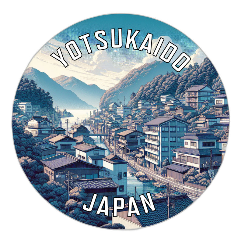 Yotsukaido Japan Souvenir Die Cut Flat Magnet 6-Inch