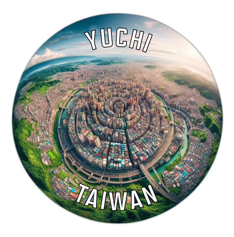 Yuchi Taiwan Souvenir Die Cut Flat Magnet 2-Inch