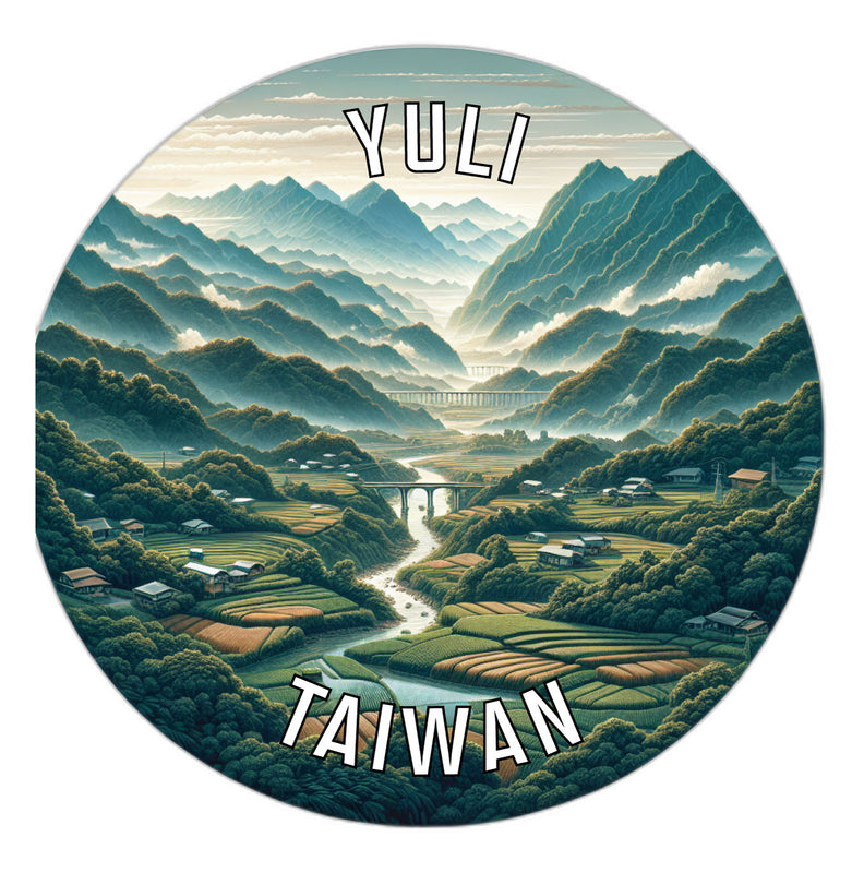 Yuli Taiwan Souvenir Die Cut Flat Magnet 2-Inch