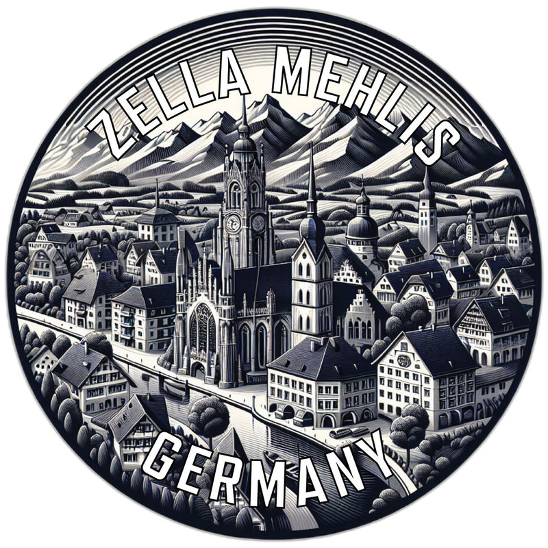 Zella Mehlis Germany Souvenir Vinyl Decal Sticker 2-Inch