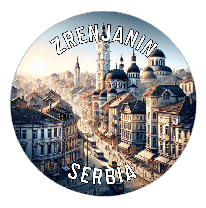 Zrenjanin Serbia Souvenir Die Cut Flat Magnet 2-Inch