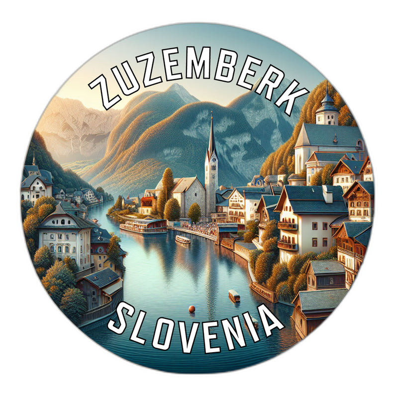 Zuzemberk Slovenia Souvenir Die Cut Flat Magnet 6-Inch