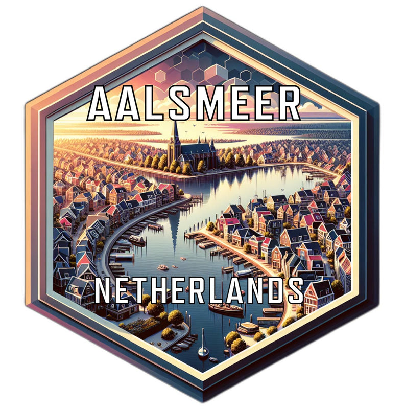 Aalsmeer Netherlands Travel Destination Souvenir Vinyl Decal Sticker 2-Inch