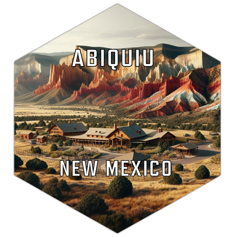 Abiquiu New Mexico Travel Destination Souvenir Vinyl Decal Sticker 2-Inch