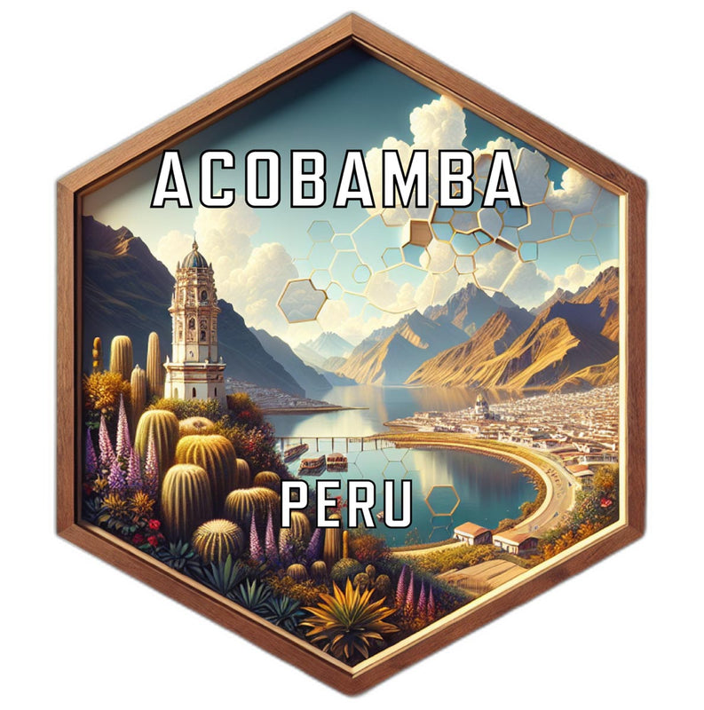 Acobamba Peru Travel Destination Souvenir Vinyl Decal Sticker 2-Inch