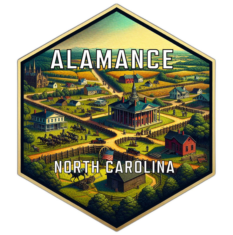 Alamance North Carolina Travel Destination Souvenir Vinyl Decal Sticker 2-Inch