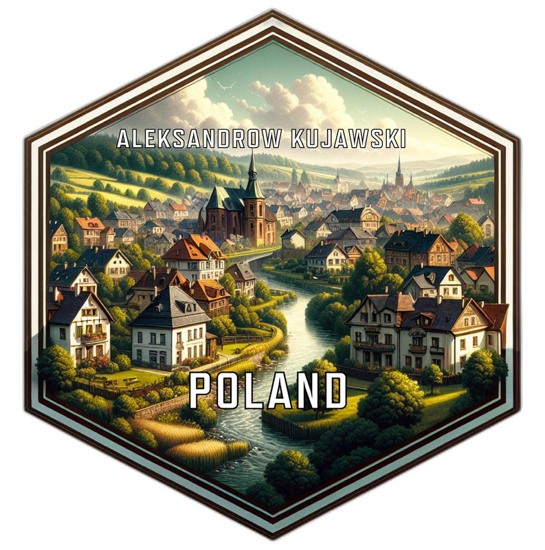 Aleksandrow Kujawski Poland Travel Destination Souvenir Vinyl Decal Sticker 2-Inch