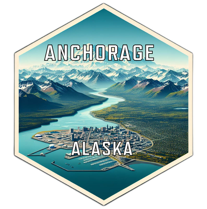 Anchorage Alaska Travel Destination Souvenir Vinyl Decal Sticker 2-Inch