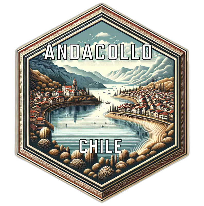 Andacollo Chile Travel Destination Souvenir Vinyl Decal Sticker 6-Inch